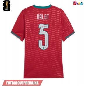 Lacne Ženy Futbalové dres Portugalsko Diogo Dalot #5 MS 2026 Krátky Rukáv - Domáci
